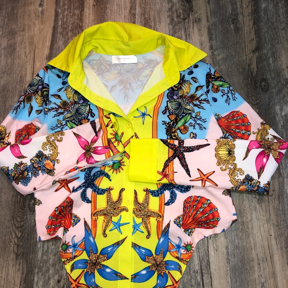 Blouse and skirt combo